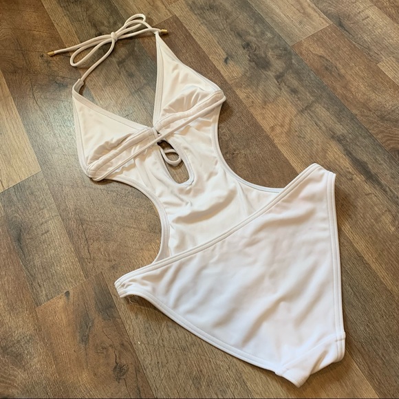 VS Vintage One Piece Strappy Cutout Swimsuit - Picture 7 of 12
